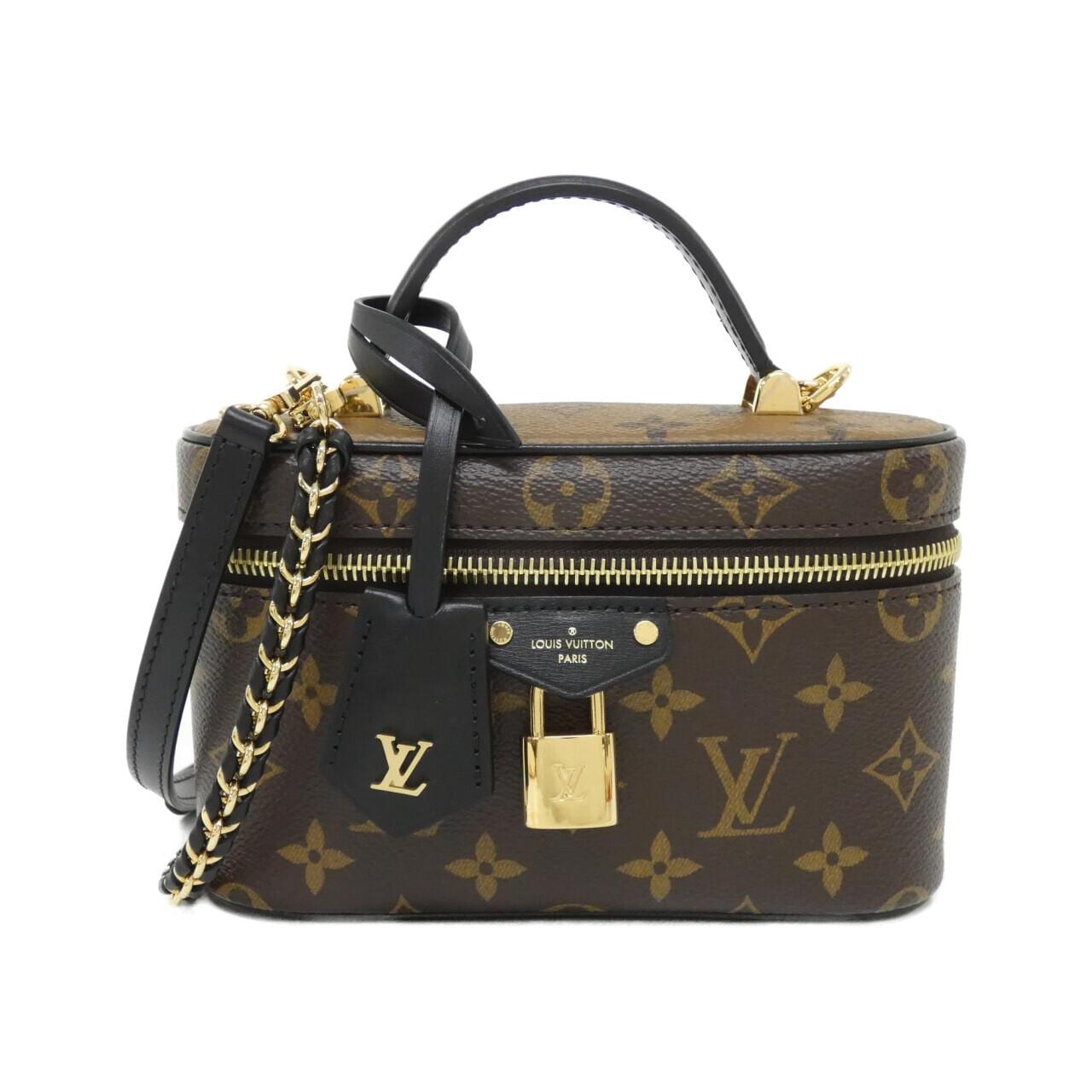 ルイヴィトン モノグラム リバース ヴァニティ チェーン ポーチ M47125 ショルダーバッグ