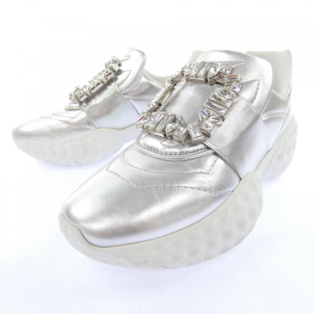 ロジェヴィヴィエ ROGER VIVIER ストラスバックル ヴィヴ ラン ライト スニーカー
