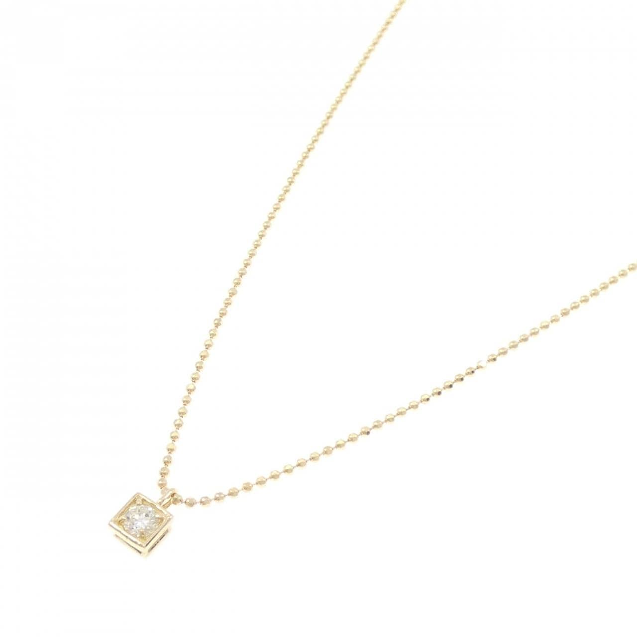 K18YG ダイヤモンド ネックレス 0.17CT