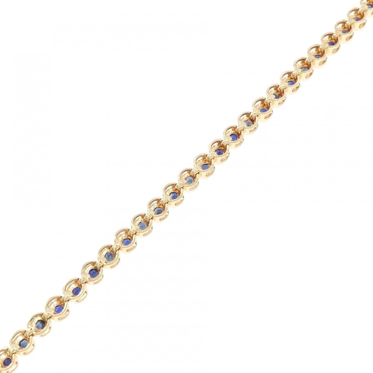 K18YG サファイヤ ブレスレット 2.00CT