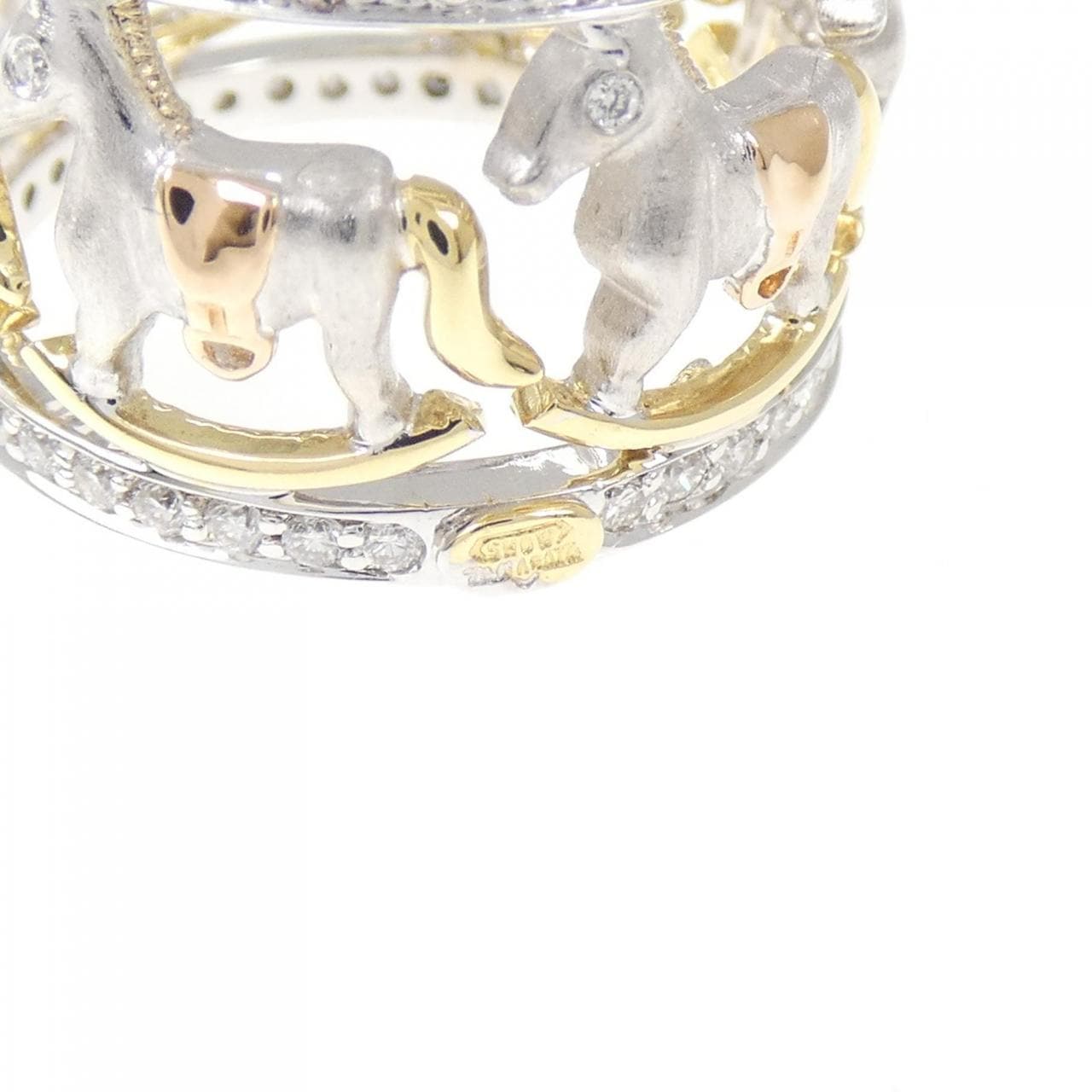 SHOW YAMAGATA ホース ダイヤモンド リング 0.90CT