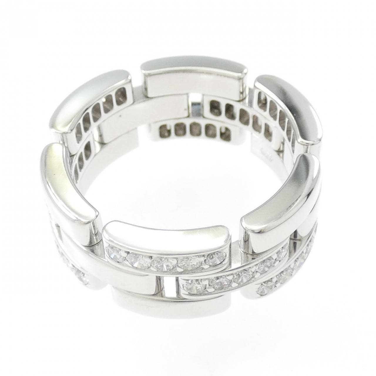 Cartier Maillon panthère half 钻石戒指