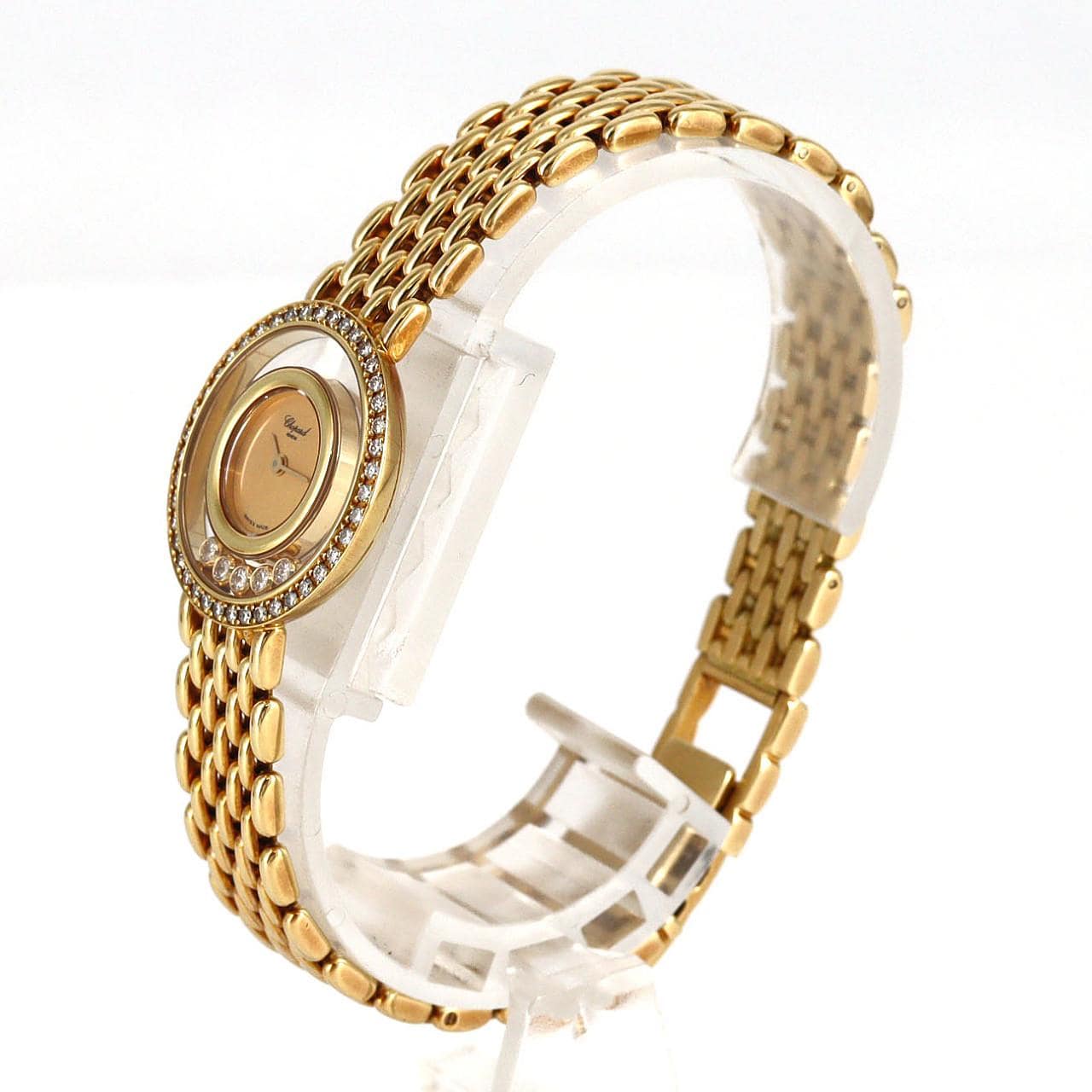 ショパール ハッピーダイヤモンド YG/D･5P YG クォーツ