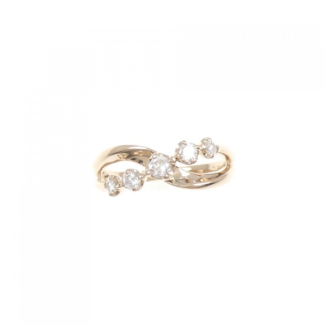 K18PG ダイヤモンド リング 0.21CT