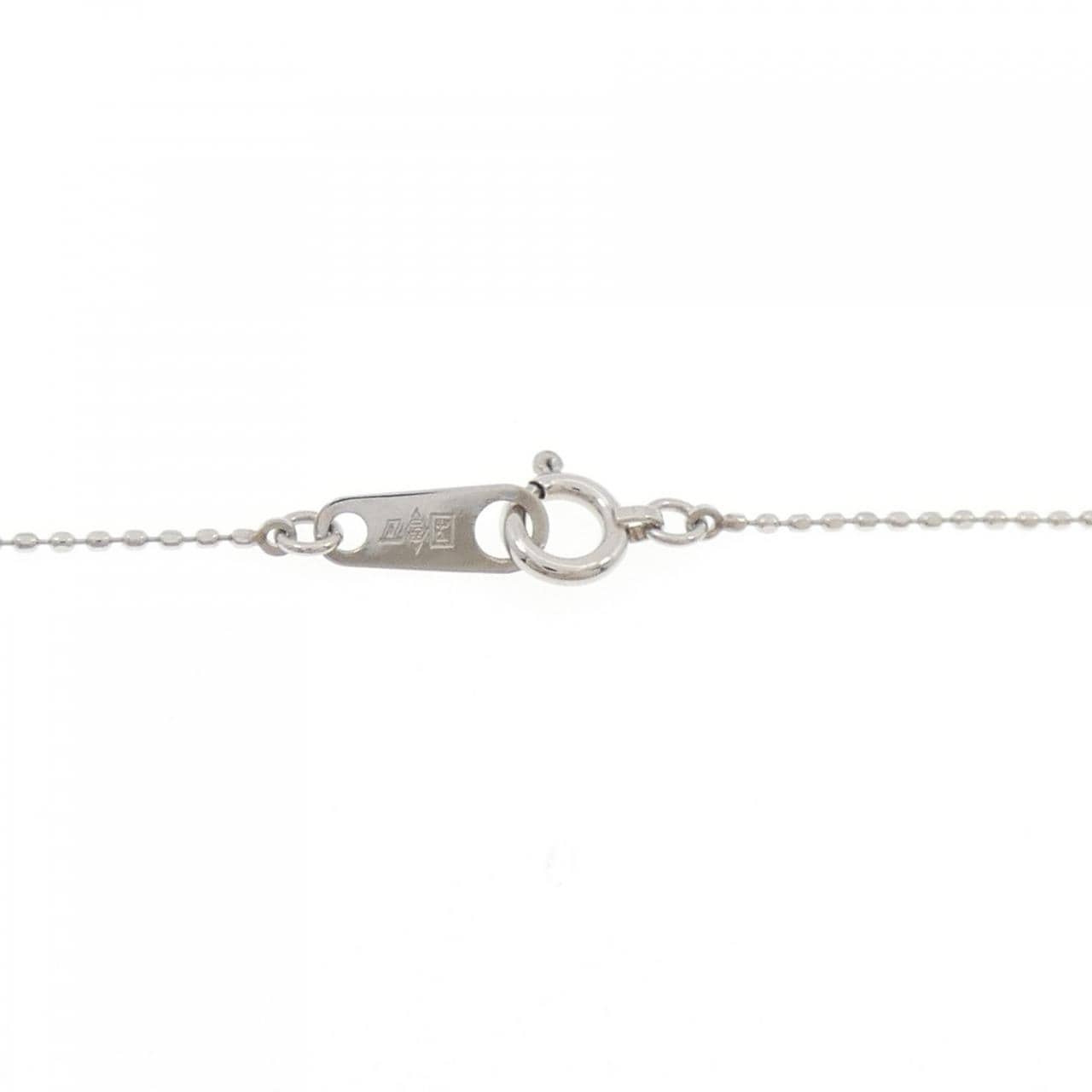 PT900/PT850 フラワー サファイヤ ネックレス