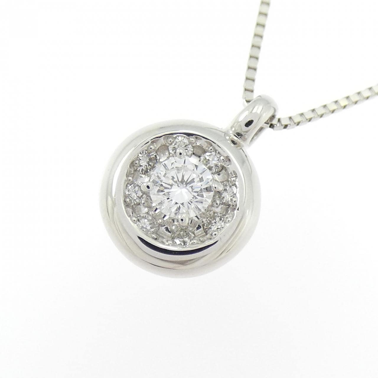 PT900/PT850 ダイヤモンド ネックレス 0.25CT