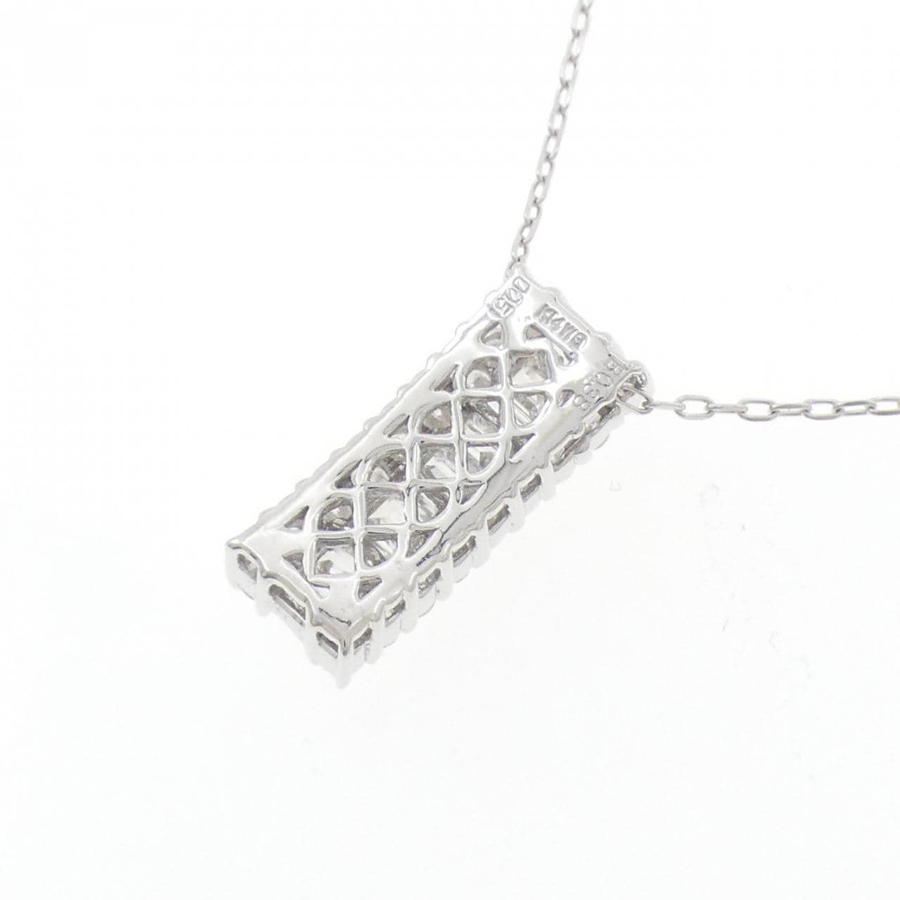 K14WG/K18WG ダイヤモンド ネックレス 0.51CT