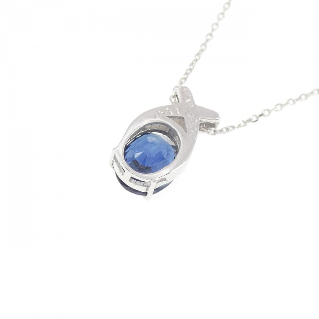 K18WG サファイヤ ネックレス 1.53CT