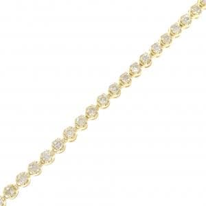 K18YG ダイヤモンド ブレスレット 1.00CT