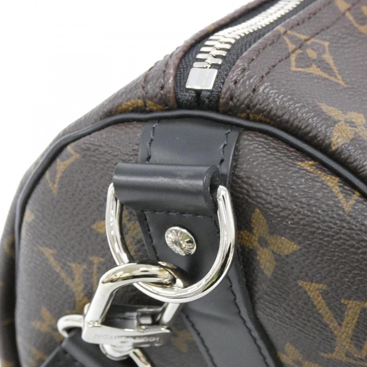 LOUIS VUITTON Monogram Macassar Keepall Bandouliere 45cm M56711 Boston Bag