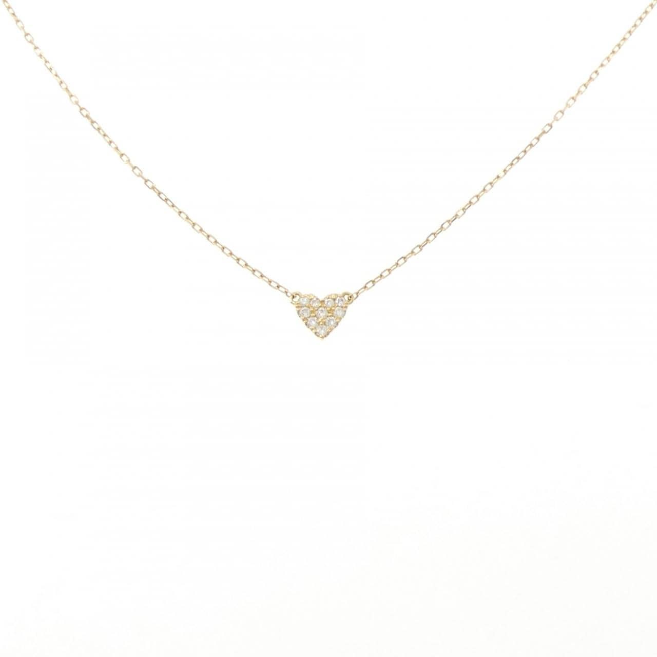 アーカー ハートパヴェ ネックレス 0.05CT
