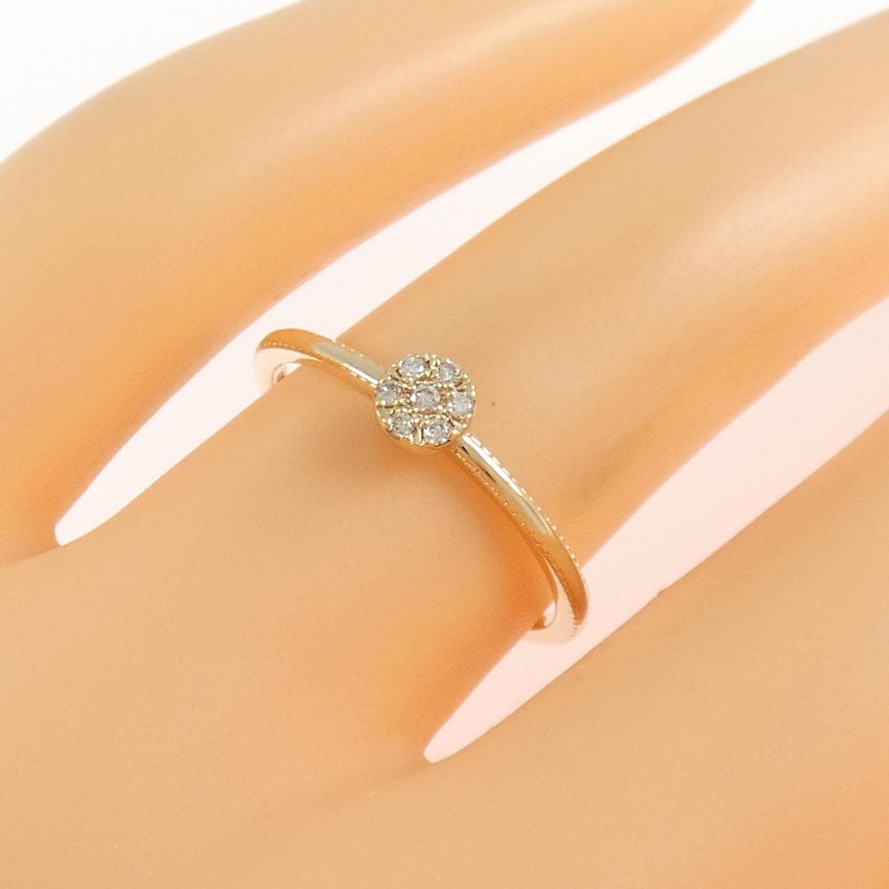 アガット ダイヤモンド リング 0.03CT