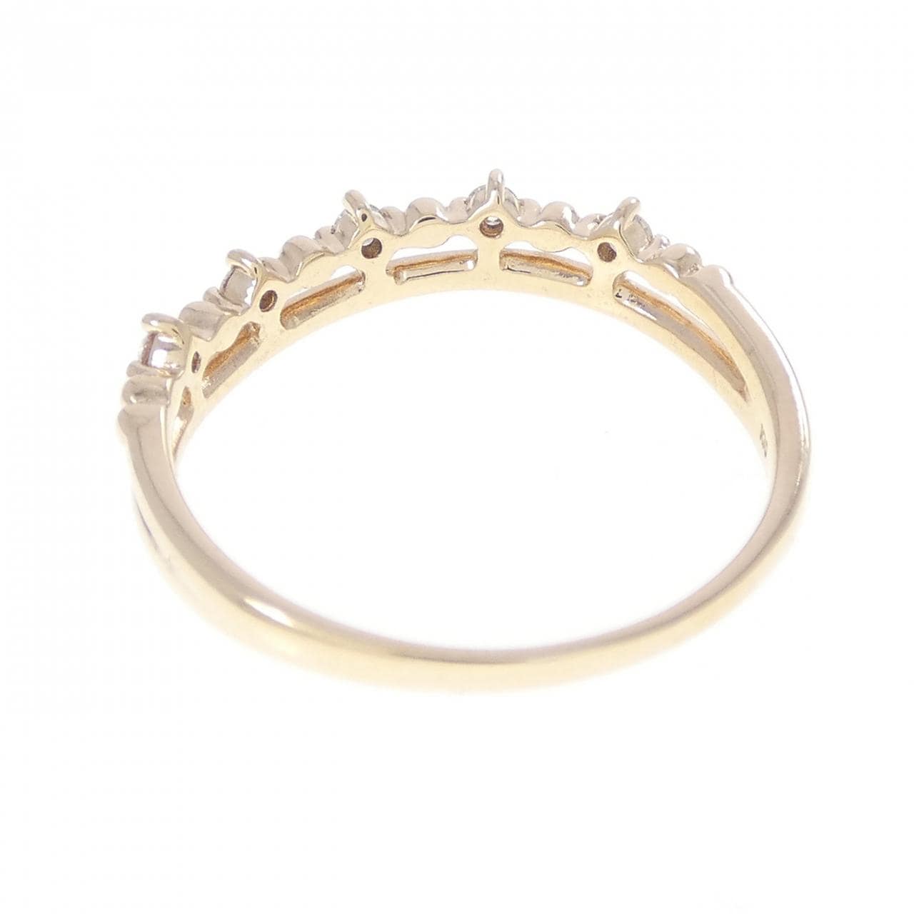 K10YG ダイヤモンド リング 0.089CT