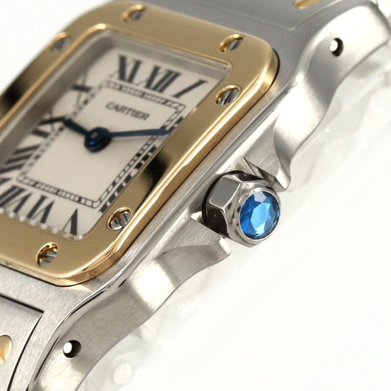 カルティエ サントスガルベSM コンビ W20012C4 SSxYG クォーツ