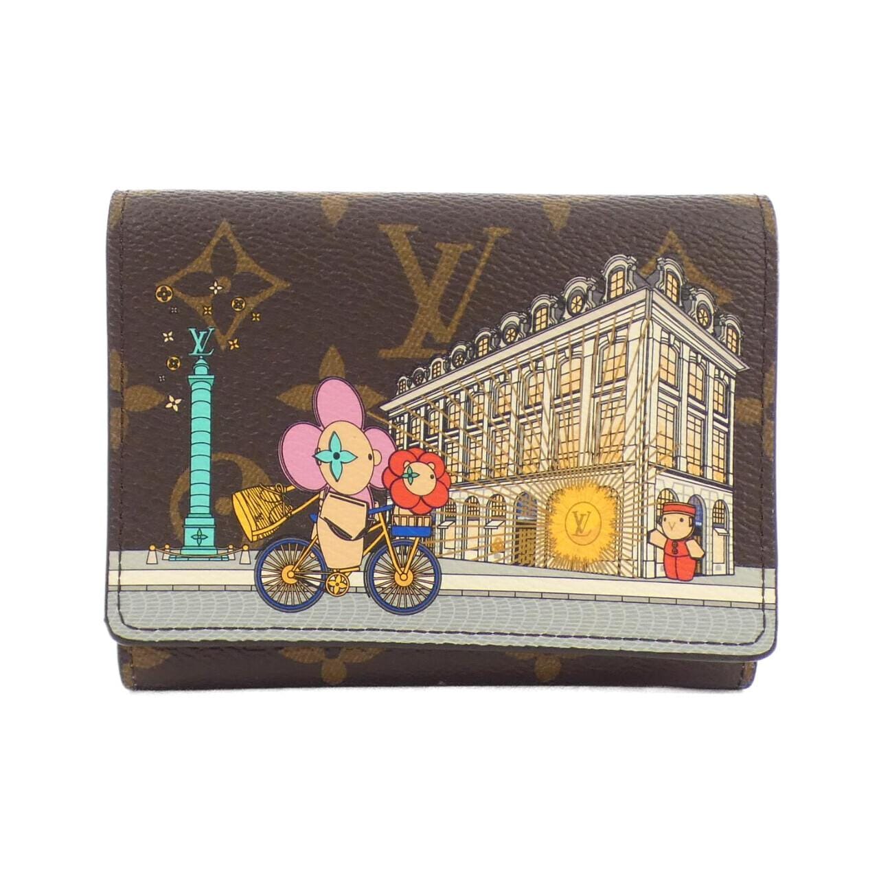 LOUIS VUITTON Monogram (Vivienne Holiday) Portefeuille Victorine M81638 錢包