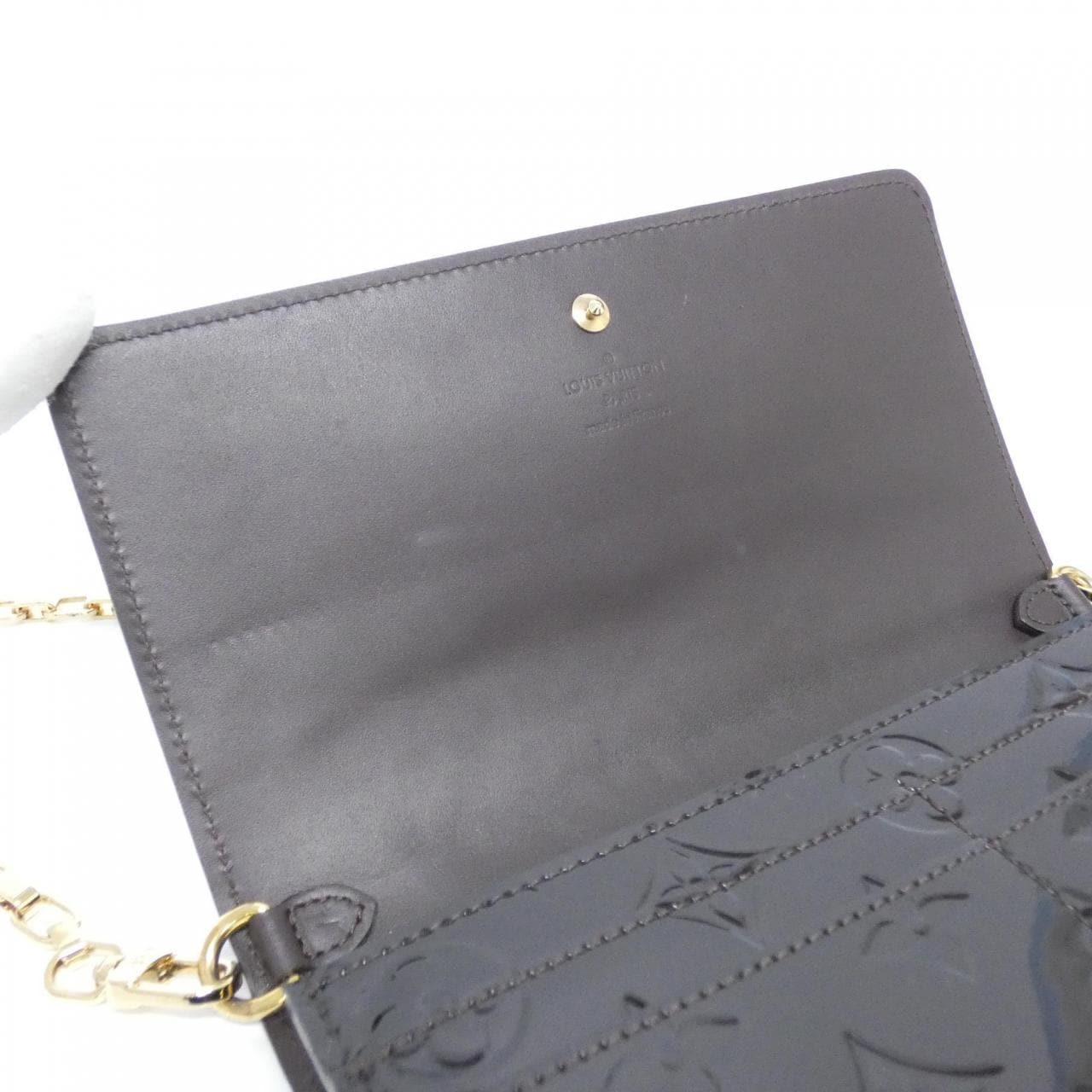 ルイヴィトン ヴェルニ ポルトフォイユ サラ チェーン M90088 チェーンウォレット