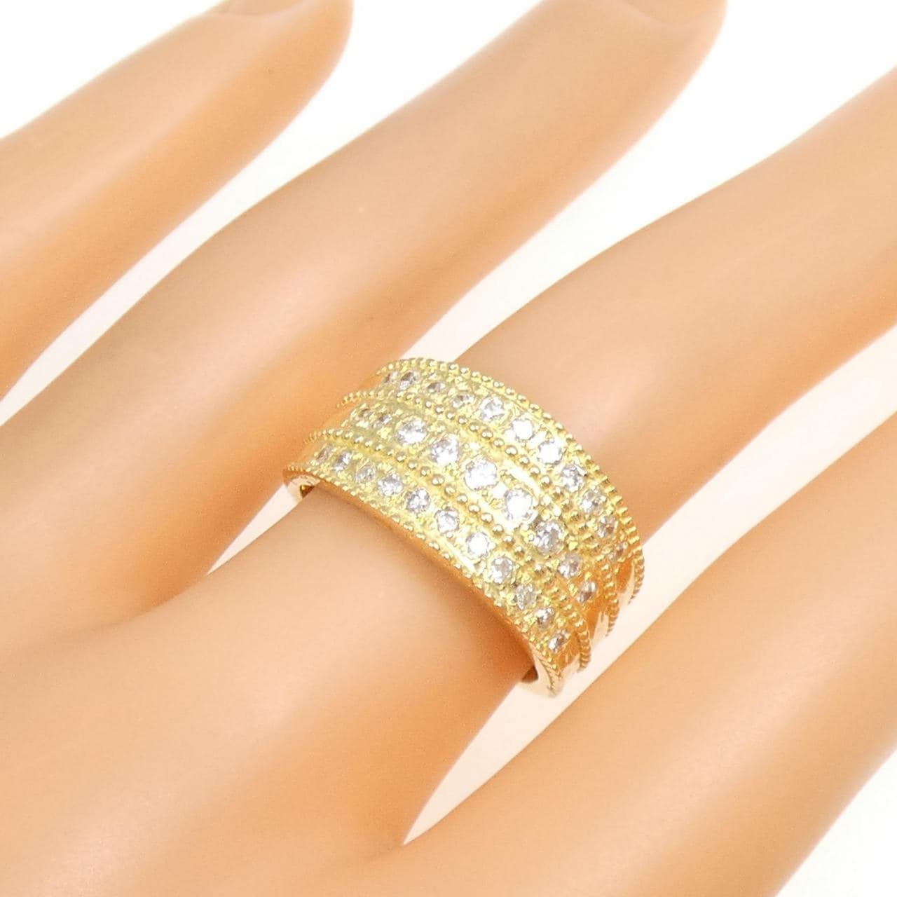 K18YG ダイヤモンド リング 0.54CT