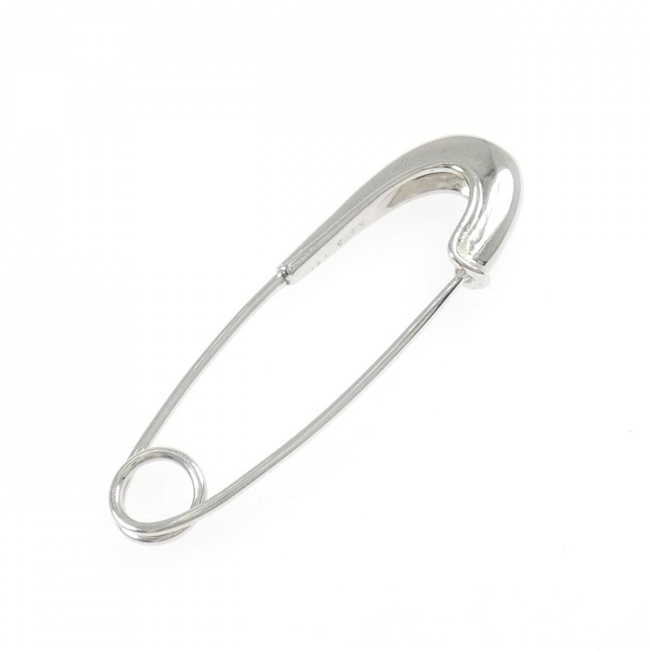 K18WG ダイヤモンド ブローチ 0.21CT