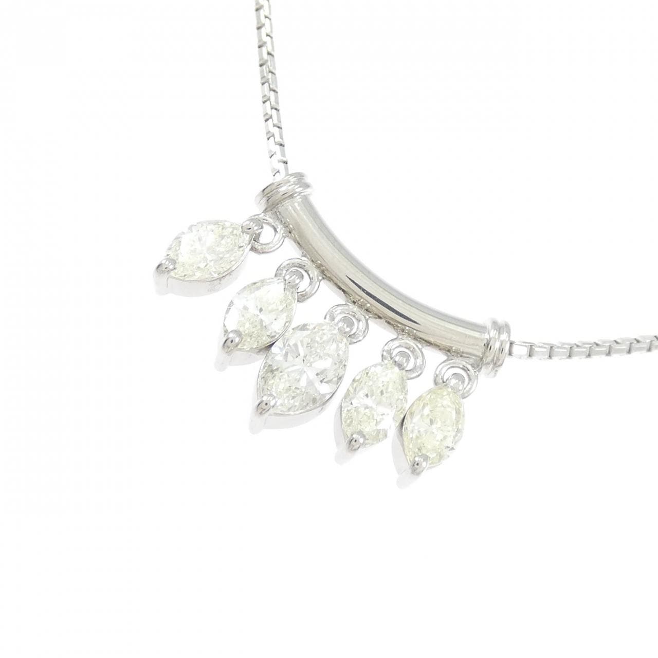 PT900/PT850 ダイヤモンド ネックレス 1.03CT