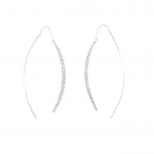 K18WG ダイヤモンド ピアス 0.20CT