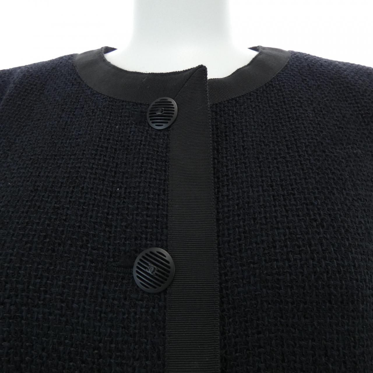 【ヴィンテージ】シャネル CHANEL P19120V11109 02P ノーカラージャケット