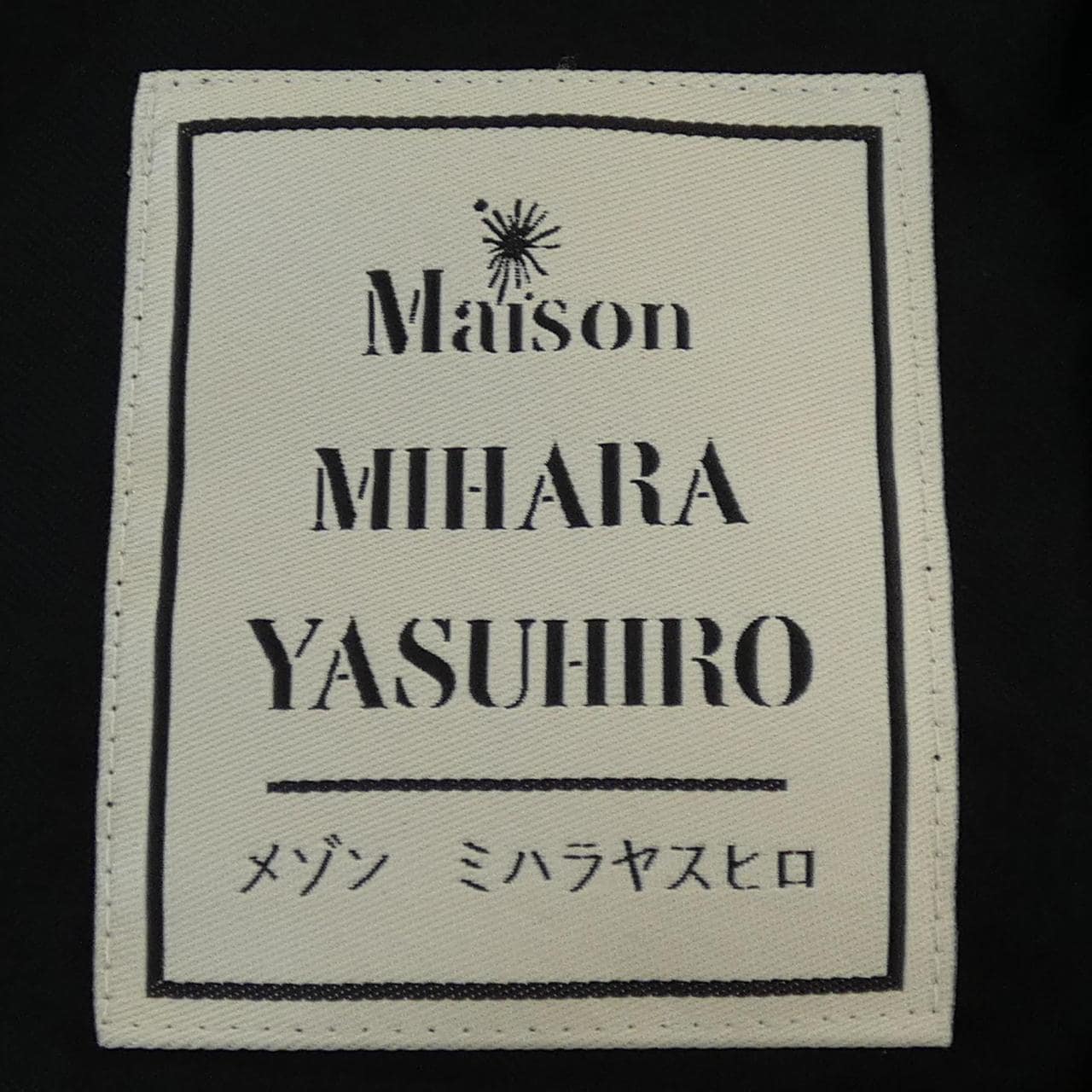 メゾンミハラヤスヒロ MAISON MIHARA YASUHI J14BL144 COLLARED SOUVENI スカジャン