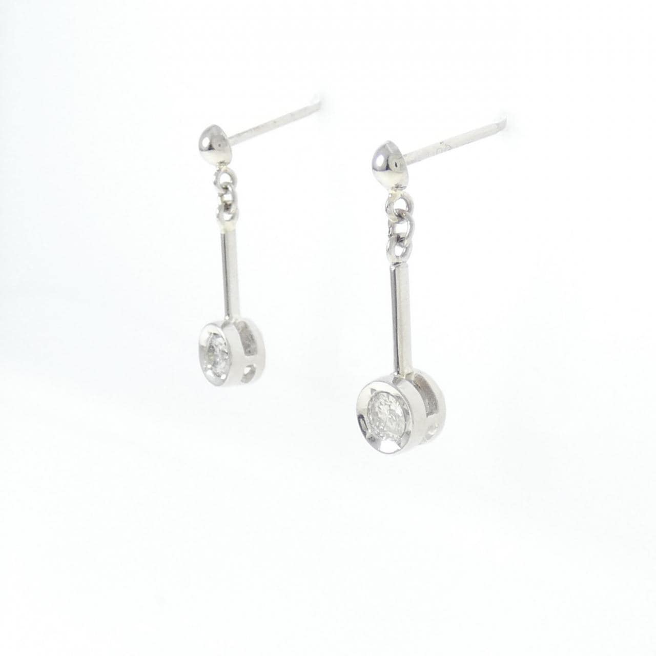 PT ダイヤモンド ピアス 0.20CT