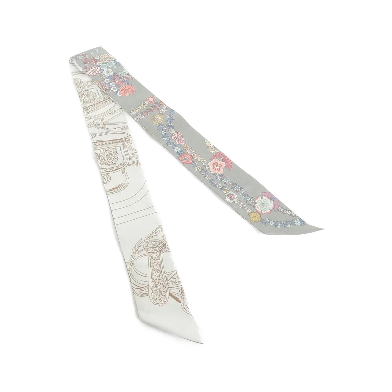 【未使用品】エルメス BRIDES DE GALA EN FLEURS ツイリー 064220S スカーフ