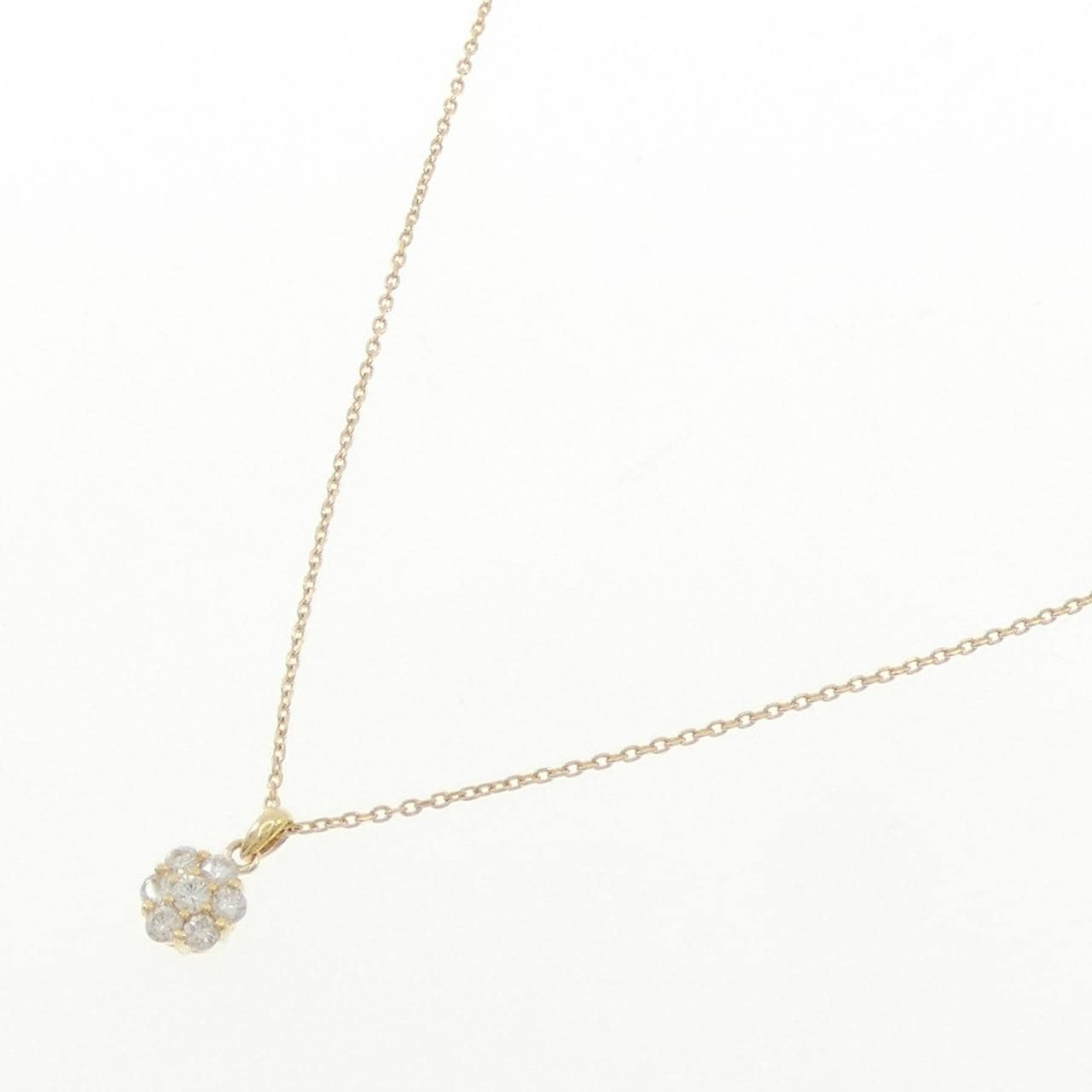 K18YG ダイヤモンド ネックレス 0.23CT