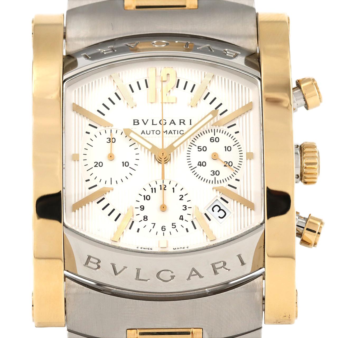 BVLGARI Show Macronograph Combi AA48SGCH/AA48C 6SGDCH SSxYG自動上弦