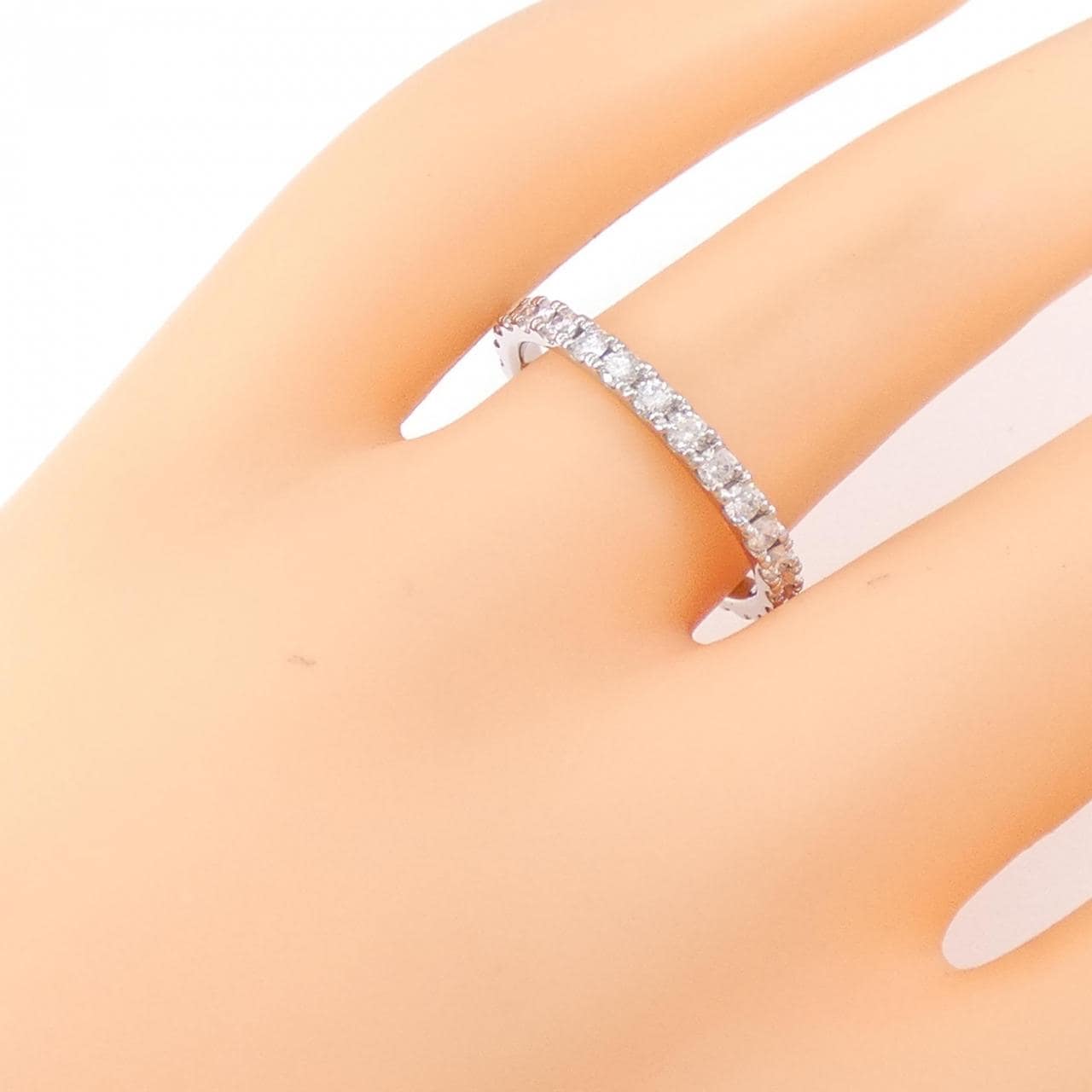 【リメイク】PT フルエタニティ ダイヤモンド リング 0.8CT