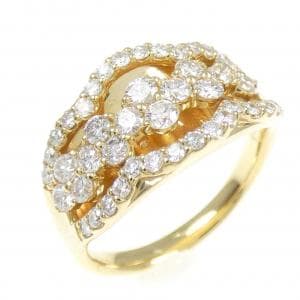 K18YG ダイヤモンド リング 1.00CT
