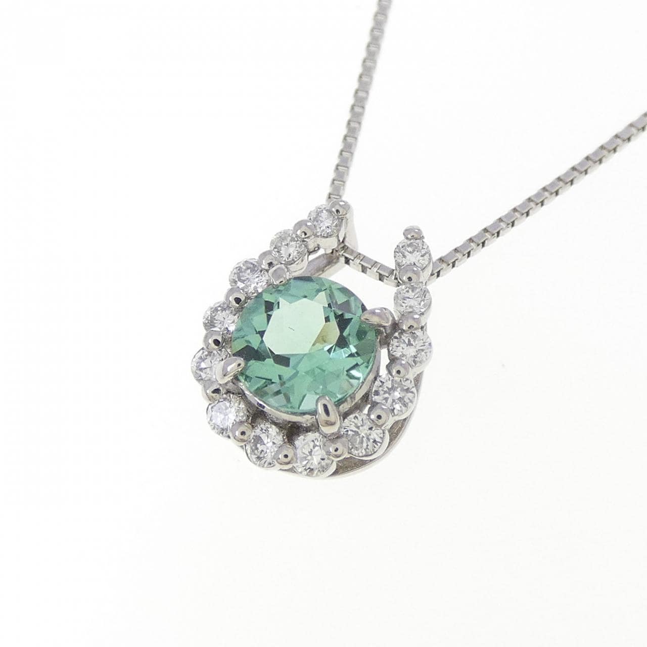 PT900/PT850 トルマリン ネックレス 0.35CT