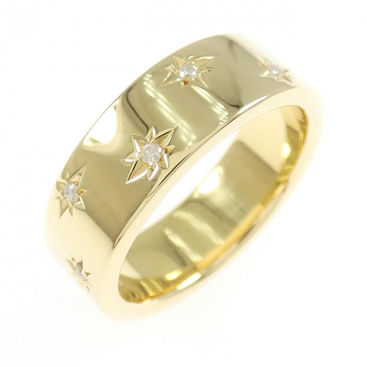 K18YG ダイヤモンド リング 0.21CT