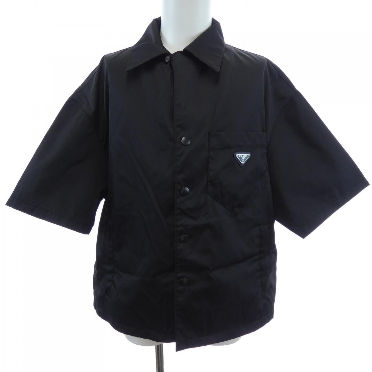 プラダ PRADA トライアングルロゴ RE-NYLON SC449 S182 1WQ8 S／Sシャツ