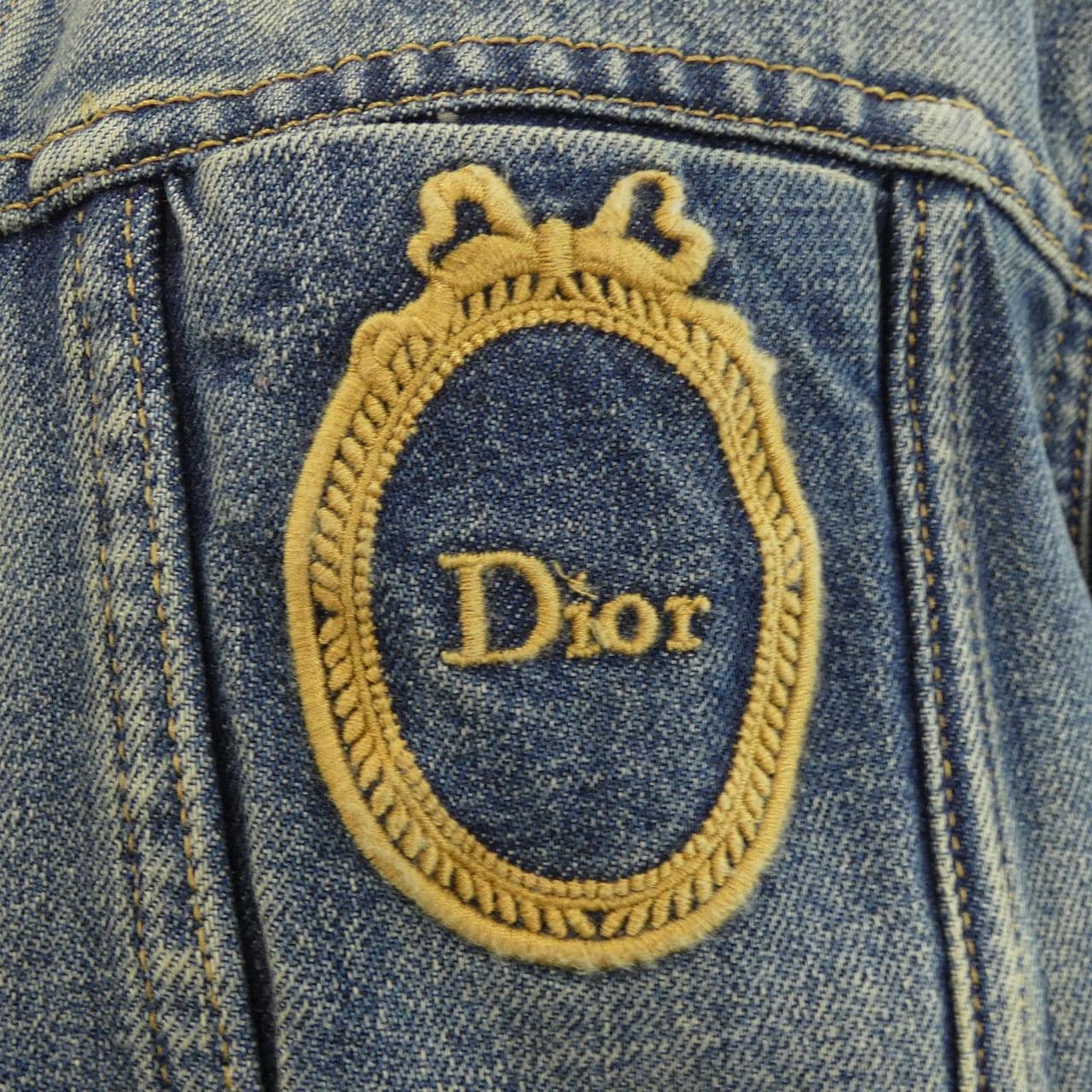 クリスチャンディオール CHRISTIAN DIOR DIOR MeDAILLON クロップド ジャケット 622V83N3215 デニムジャケット