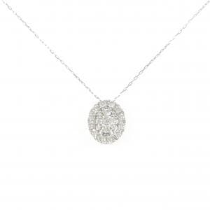PT950/PT850 ダイヤモンド ネックレス 0.40CT