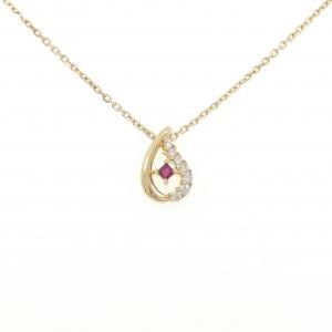 ポーラ ルビー ネックレス 0.12CT