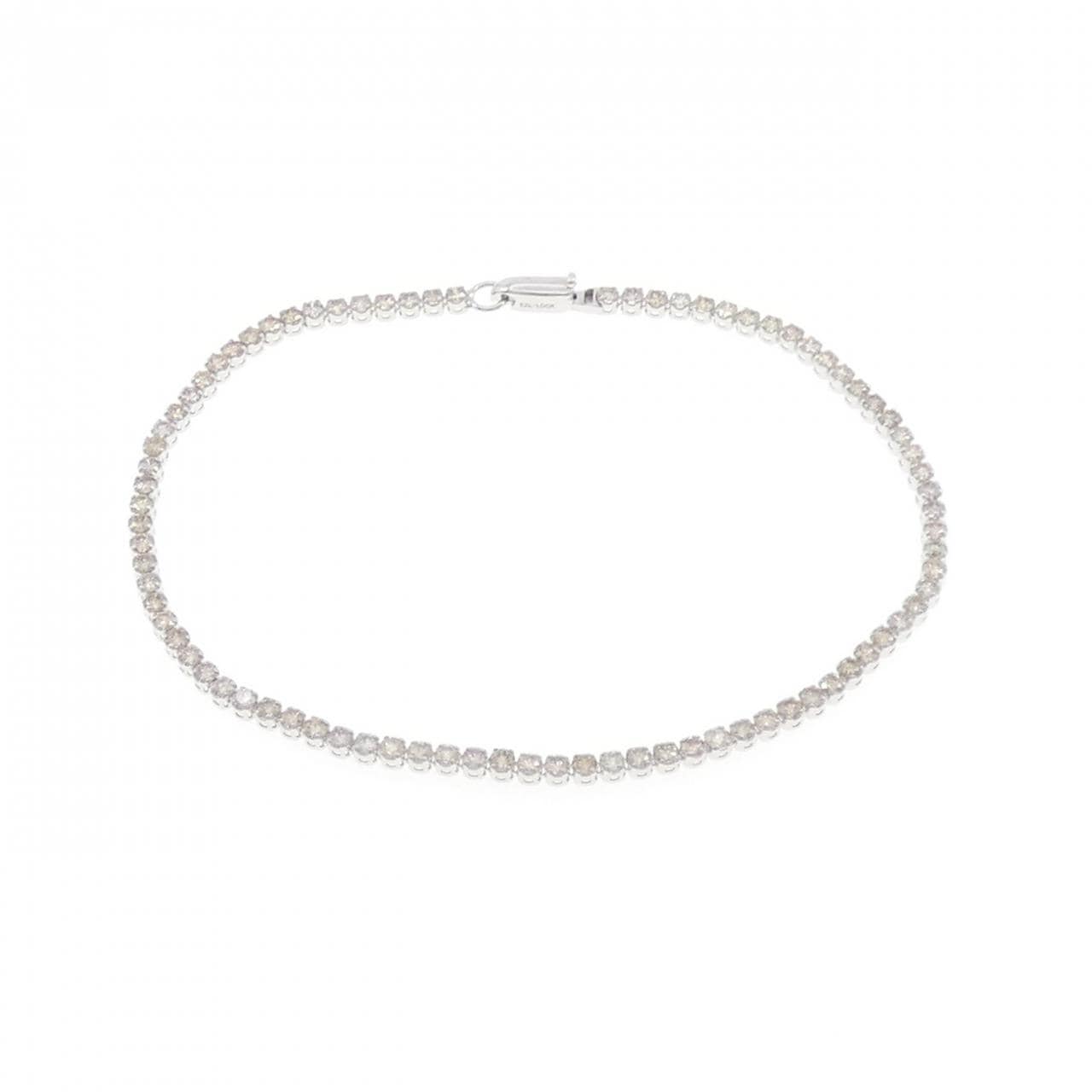 18KWG ダイヤモンド ブレスレット 2.00CT