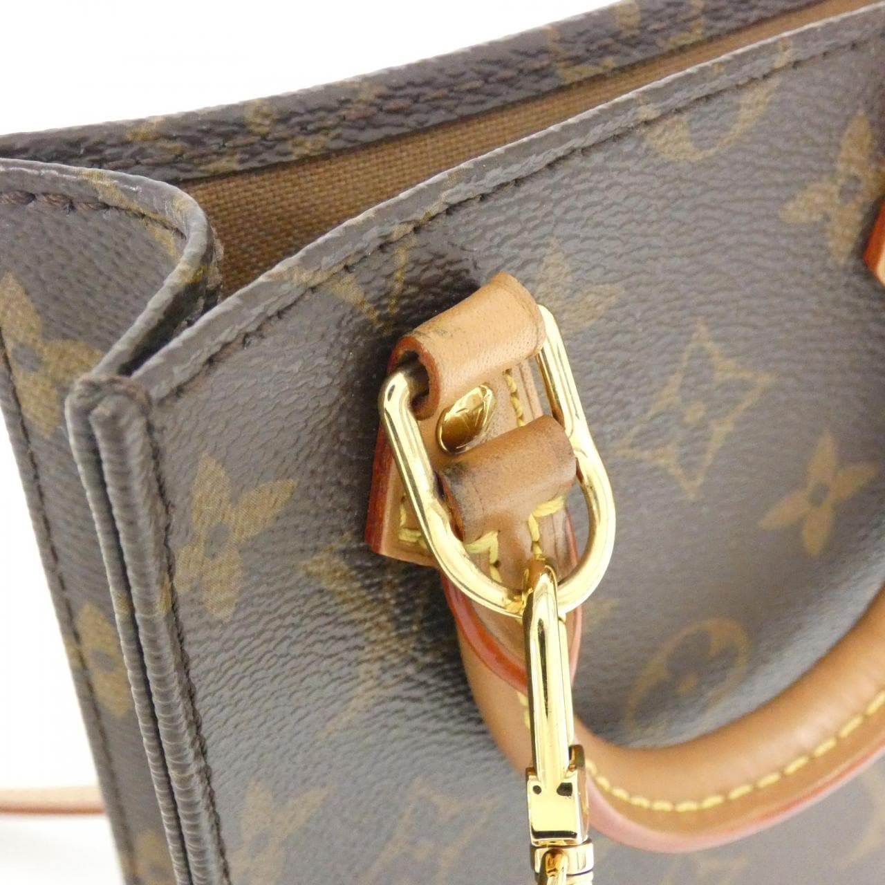 LOUIS VUITTON Monogram Petite Sac Plat M69442 包