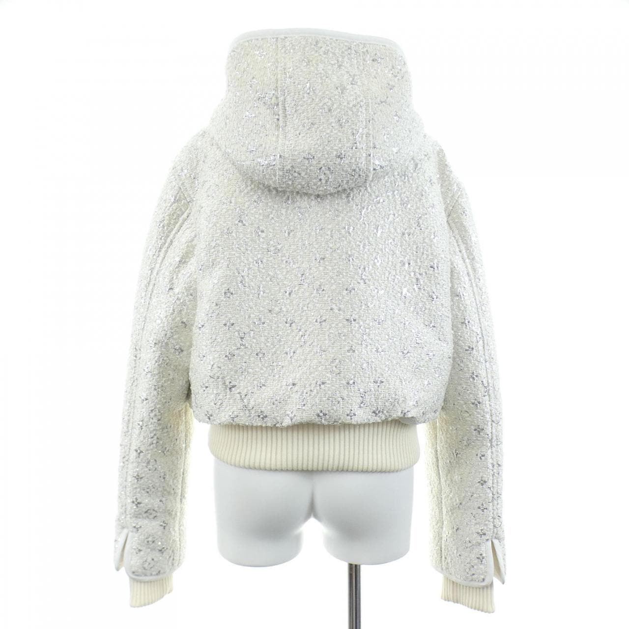 ルイヴィトン LOUIS VUITTON モノグラムツイードクロップドジャケット FUJA16YIX ブルゾン