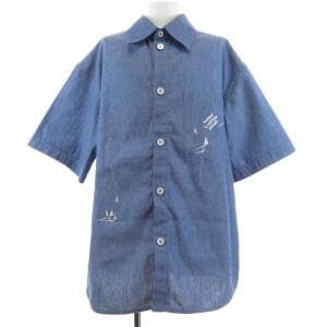 ルイヴィトン LOUIS VUITTON エンブロイダリー シャンブレー HTS18WWPI S／Sシャツ