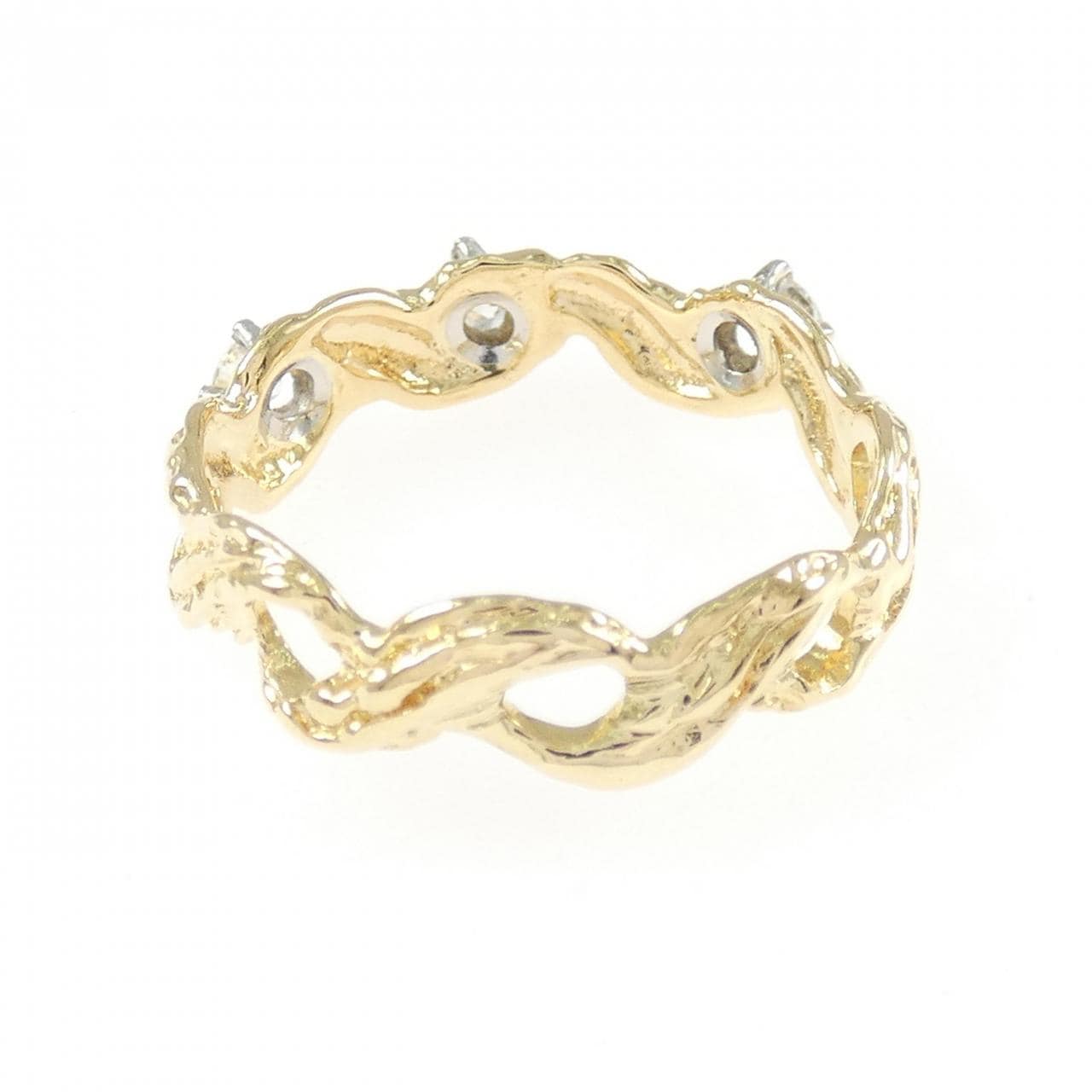 750YG/750WG ダイヤモンド リング 0.24CT