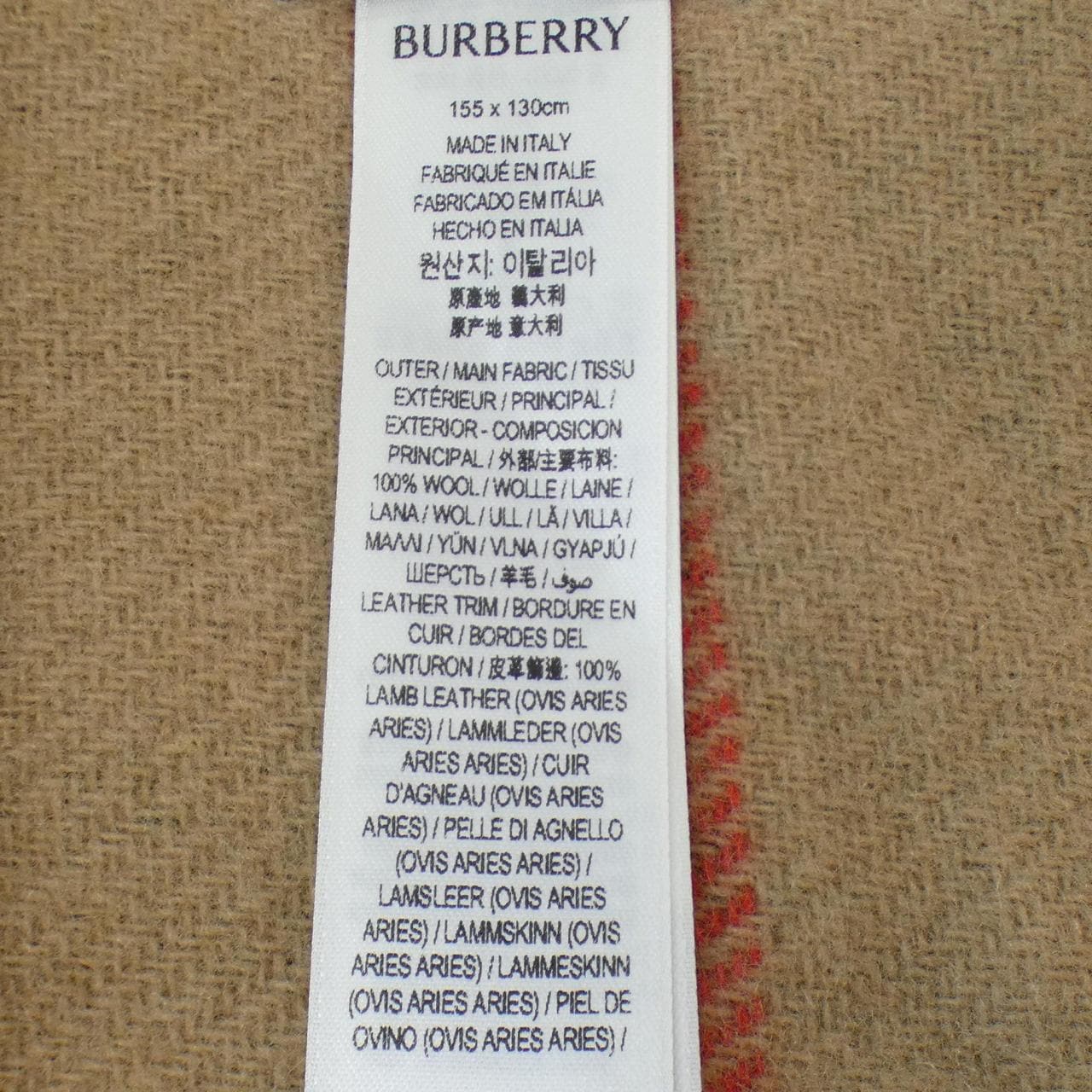 バーバリー BURBERRY ケープ