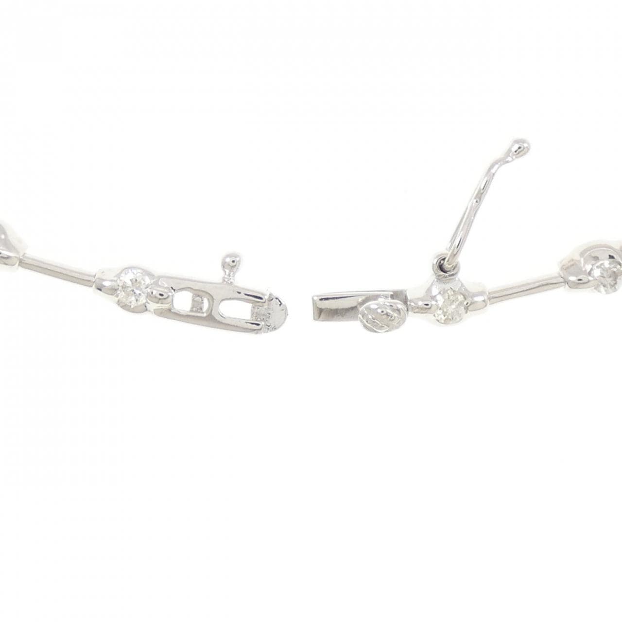 K18WG ダイヤモンド ブレスレット 0.50CT