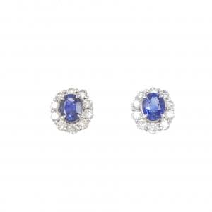 PT900 サファイヤ ピアス 0.88CT