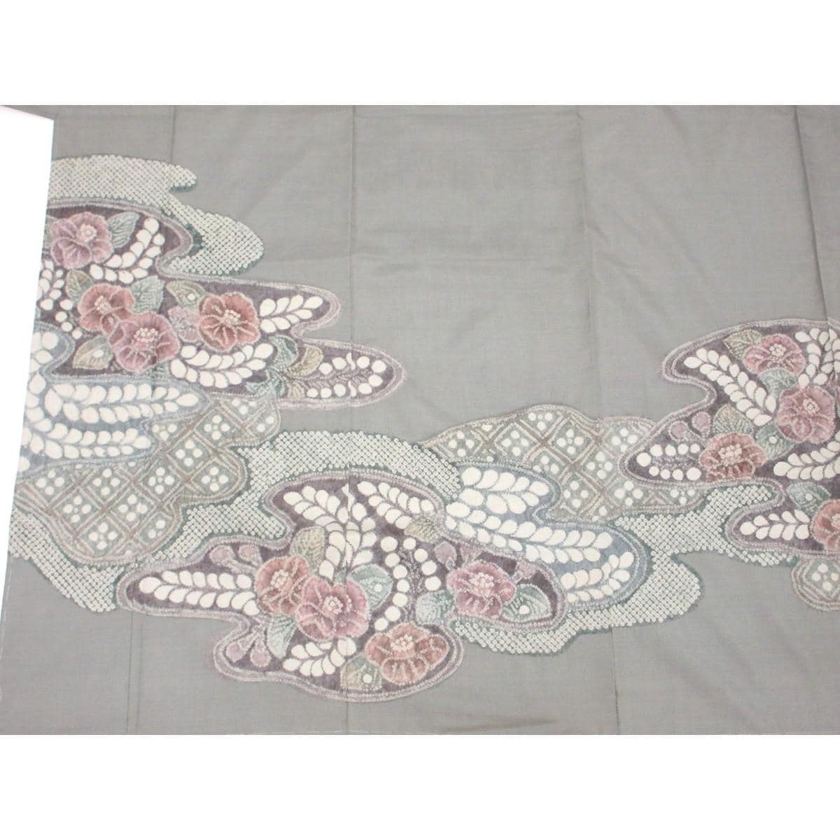 【未使用品】訪問着　【きぬたや】【大島紬】