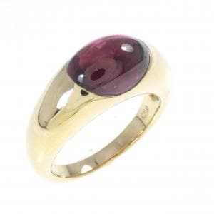 750YG ガーネット リング