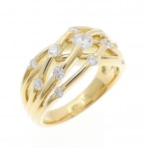 K18YG ダイヤモンド リング 0.54CT
