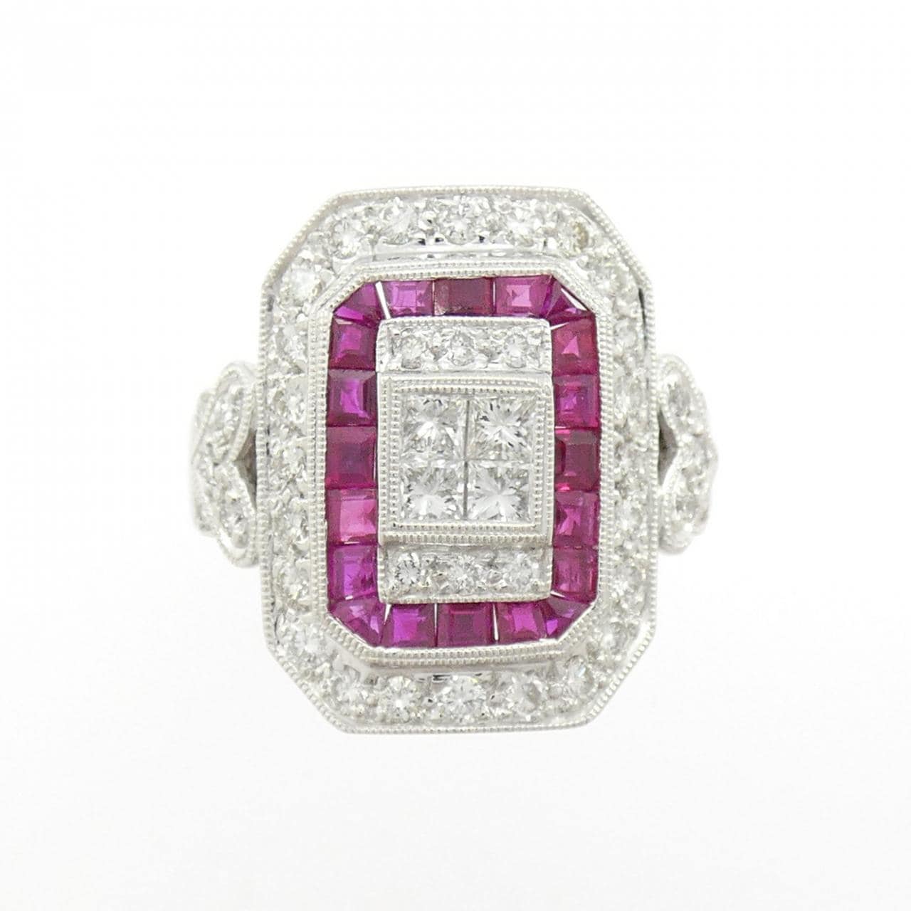 PT900 ルビー リング 1.56CT